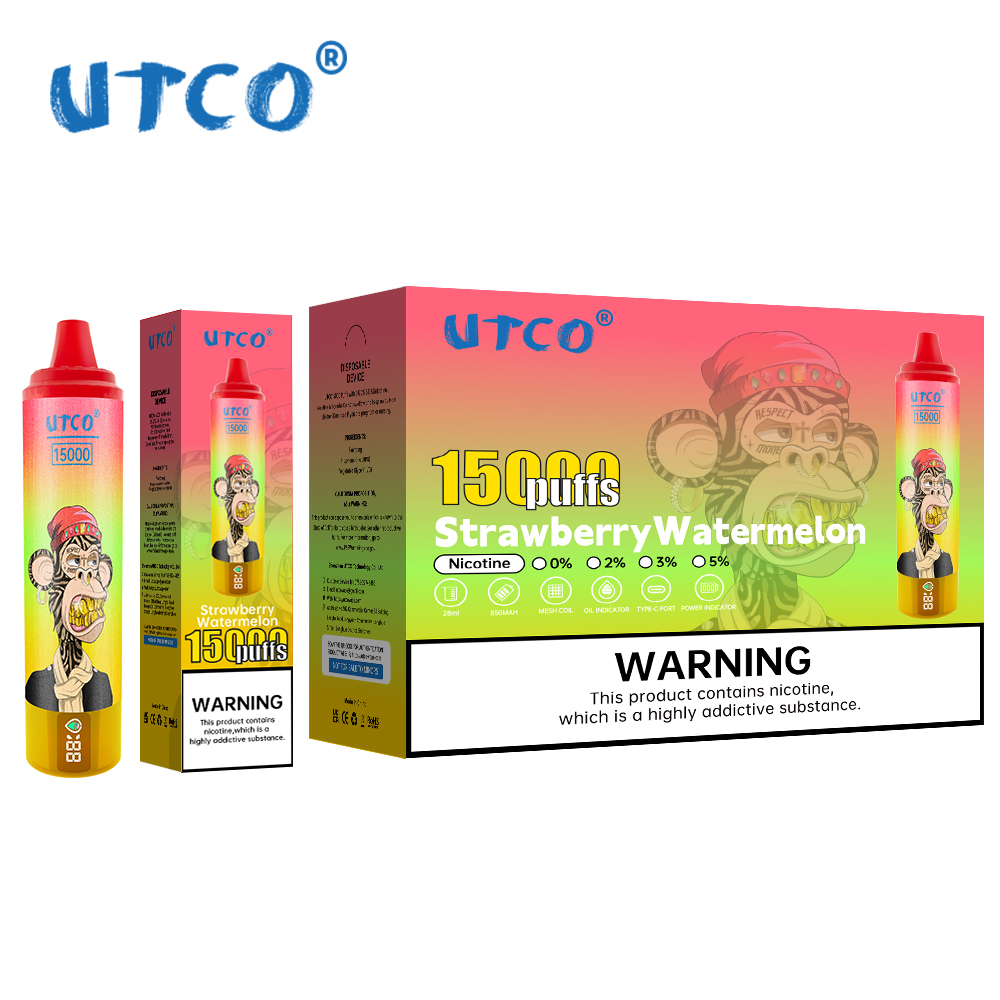 Wegwerp E-sigaret UTCO Tornado 15000 Puffs Vape