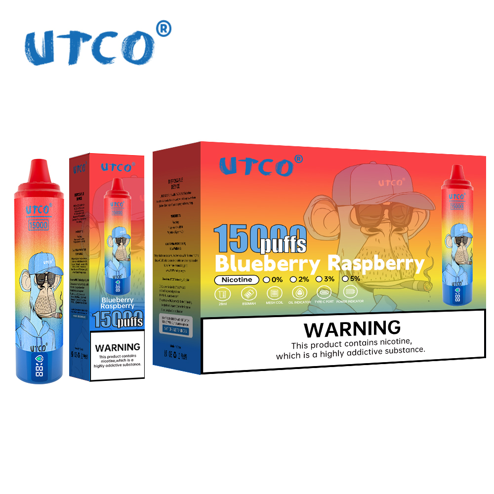 Wegwerp E-sigaret UTCO Tornado 15000 Puffs Vape