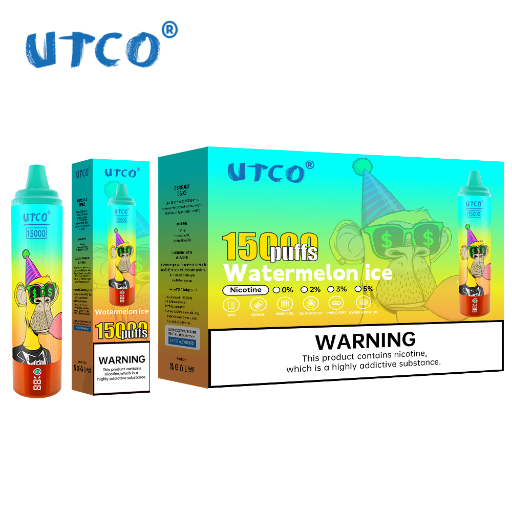 Wegwerp E-sigaret UTCO Tornado 15000 Puffs Vape