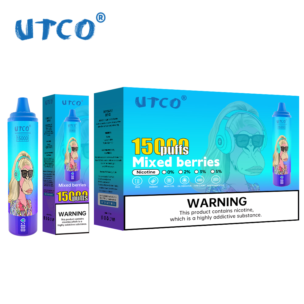 Wegwerp E-sigaret UTCO Tornado 15000 Puffs Vape