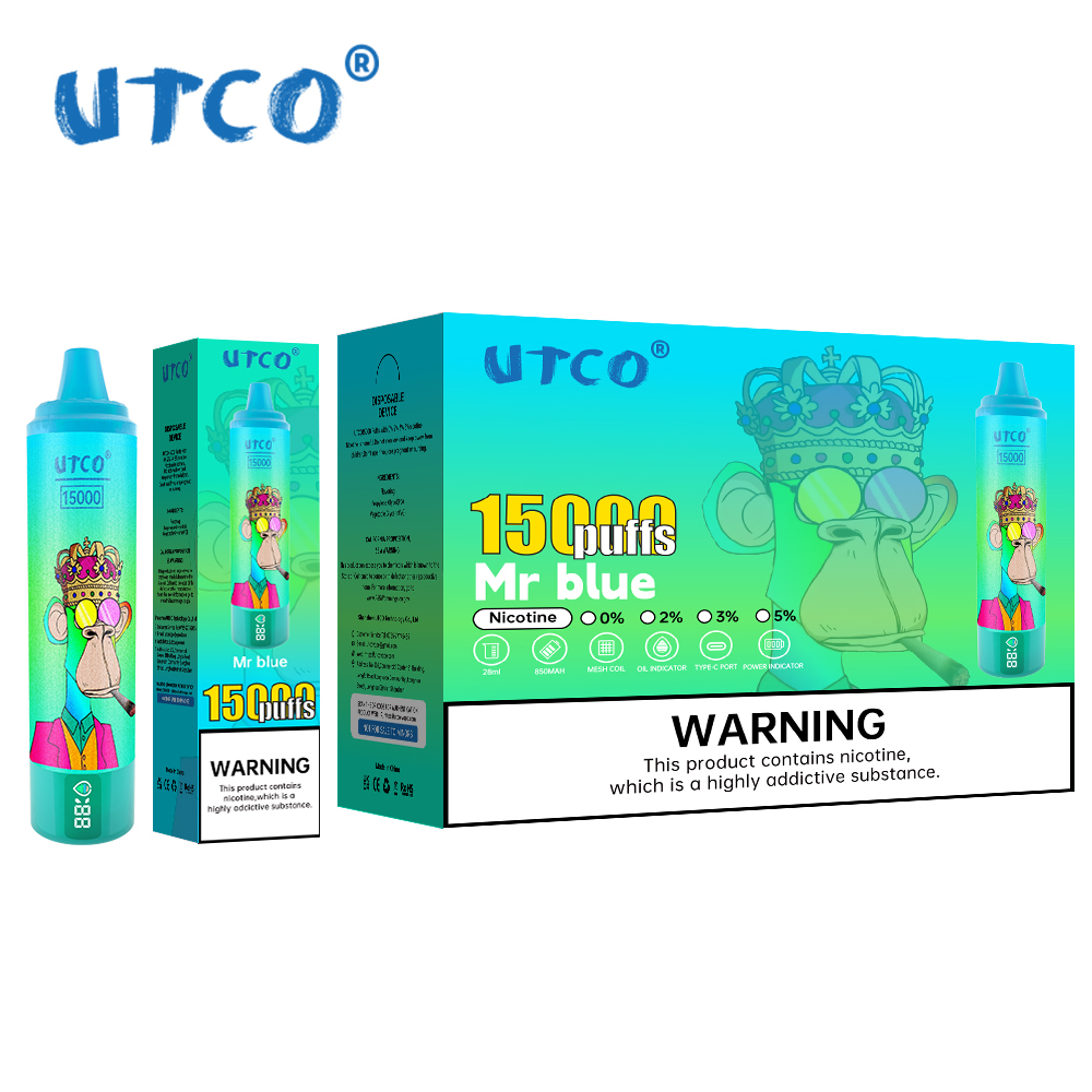 Wegwerp E-sigaret UTCO Tornado 15000 Puffs Vape