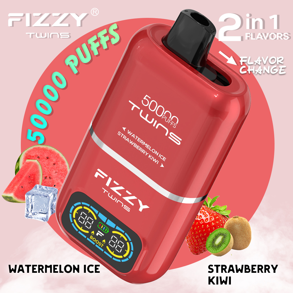 Wegwerp E Sigaret Fizzy Twins 50000 Puffs Vape