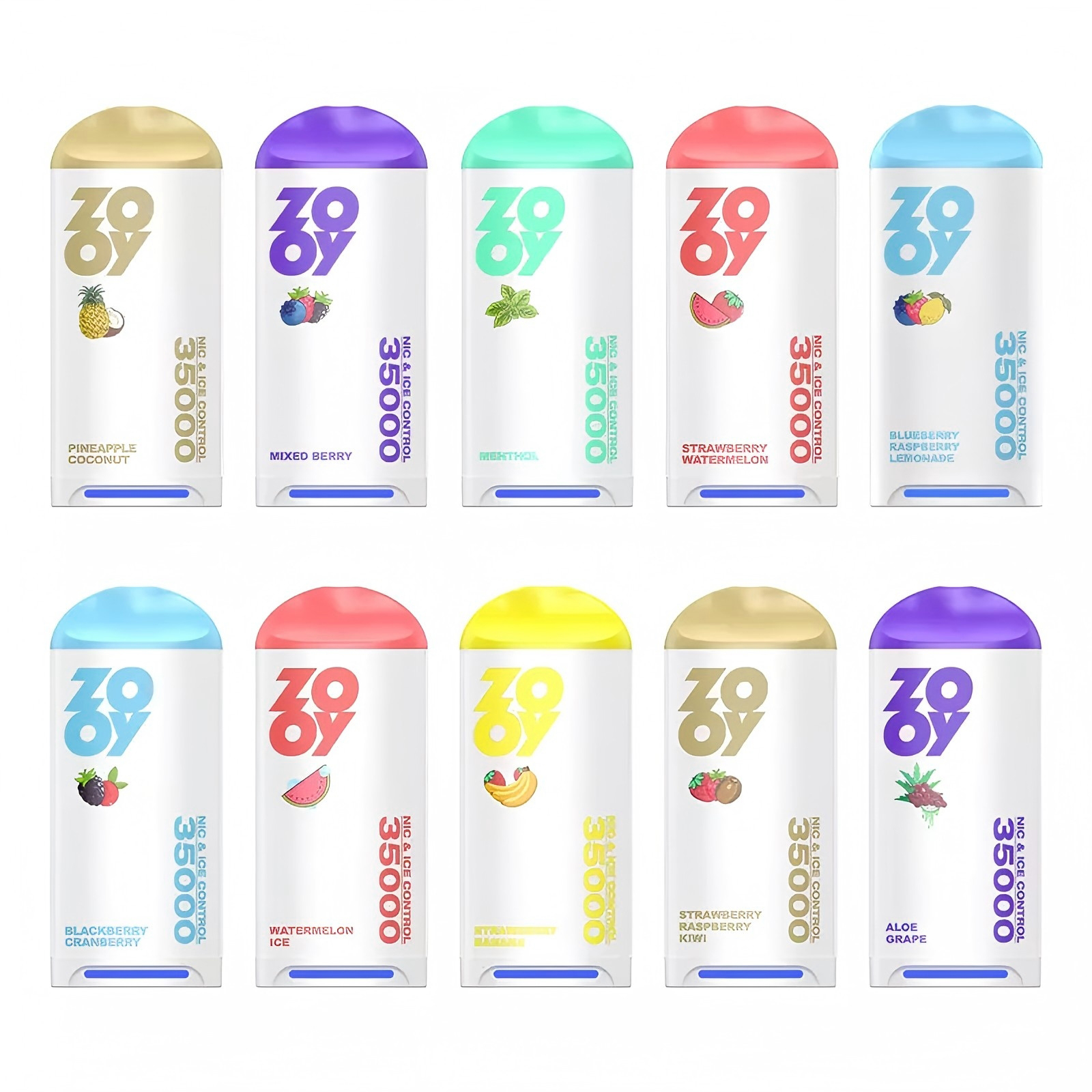 Wegwerp E Sigaret ZOOY Frizen 35000 Puffs Vape