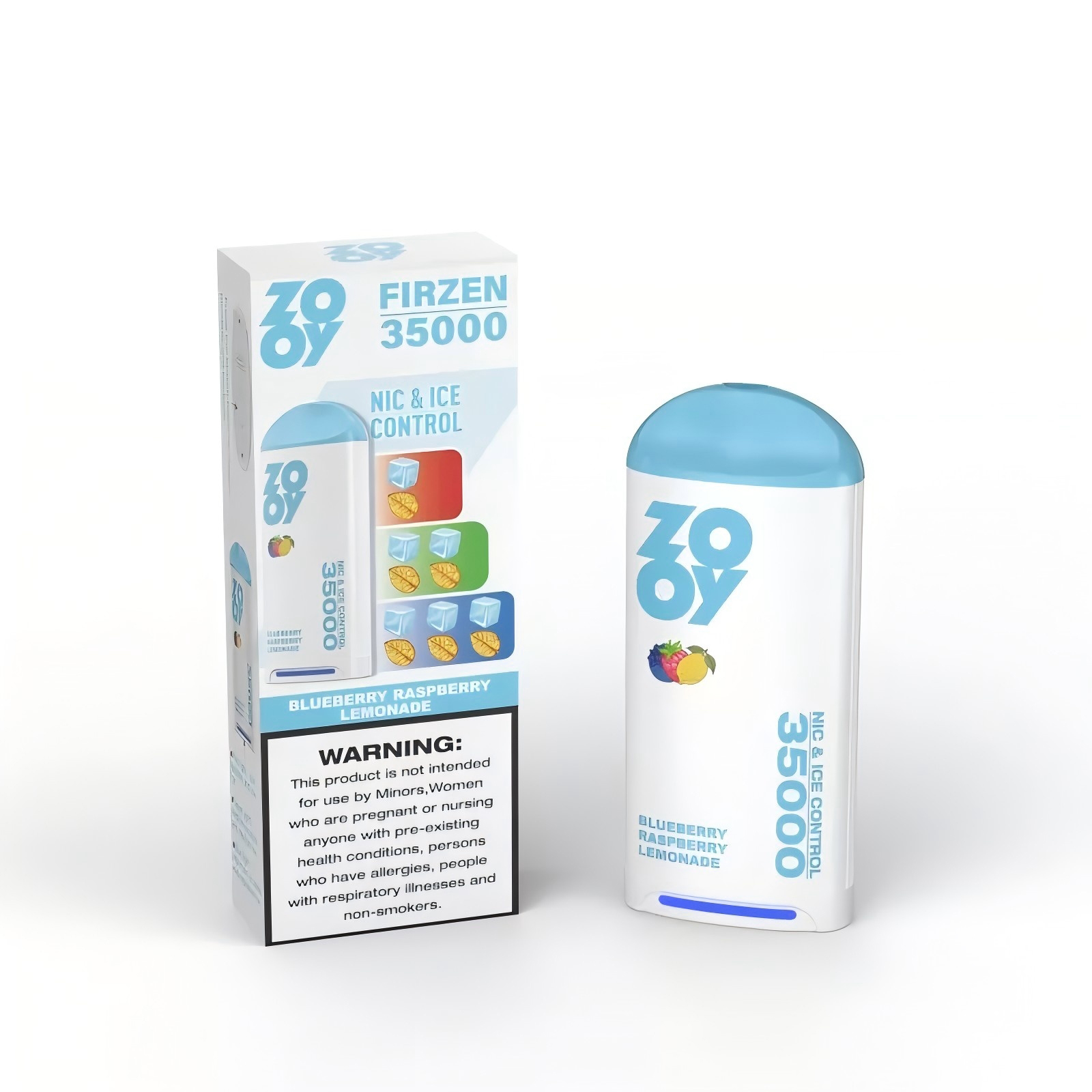 Wegwerp E Sigaret ZOOY Frizen 35000 Puffs Vape