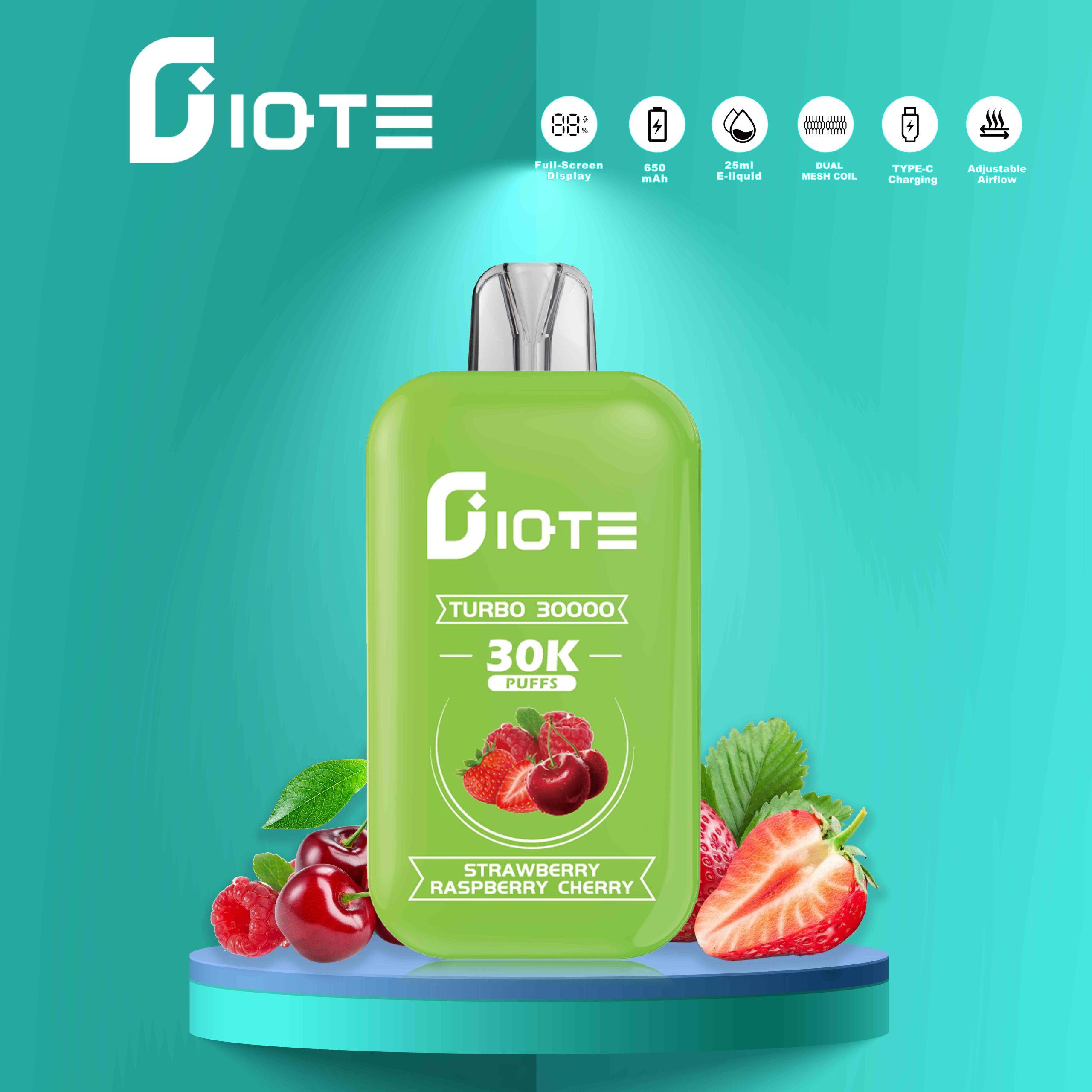 Wegwerp E Sigaret QST IQTE Turbo 30000 Puffs Vape