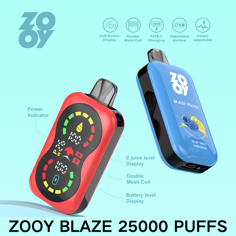 Wegwerp E Sigaret ZOOY Blaze 25000 Puffs Vape