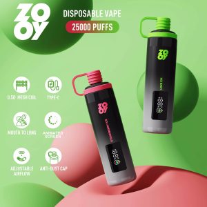 Wegwerp E Sigaret ZOOY Shisha 25000 Puffs Vape