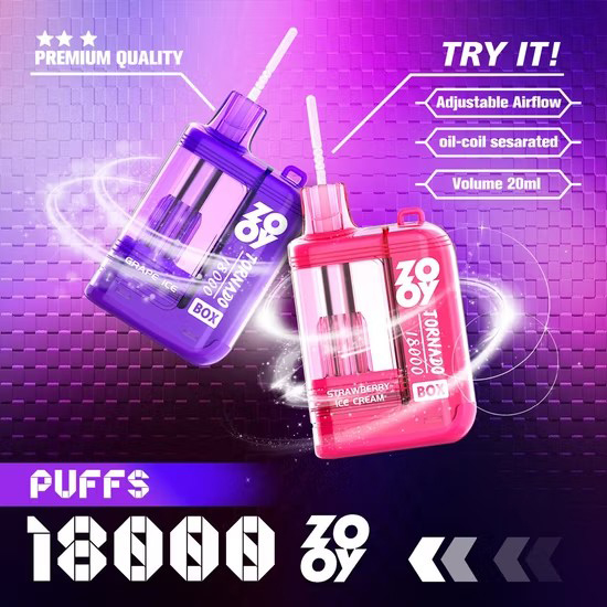 Wegwerp E Sigaret ZOOY Tornado 18000 Puffs Vape