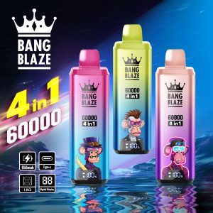 Wegwerp E Sigaret Bang Blaze 60000 Puffs 4 in 1 Vape
