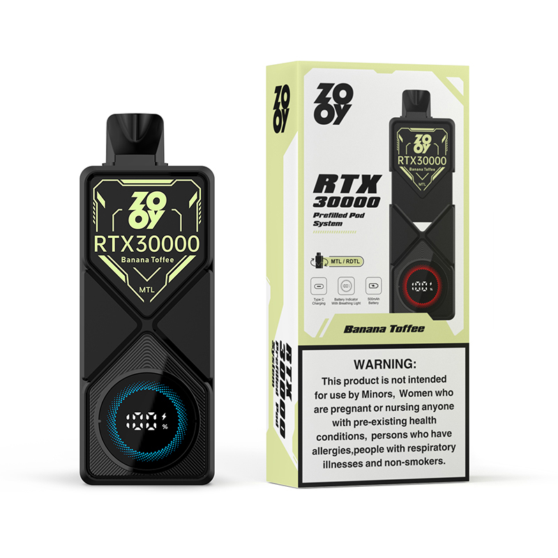 Wegwerp E Sigaret ZOOY RTX 30000 Puffs Vape