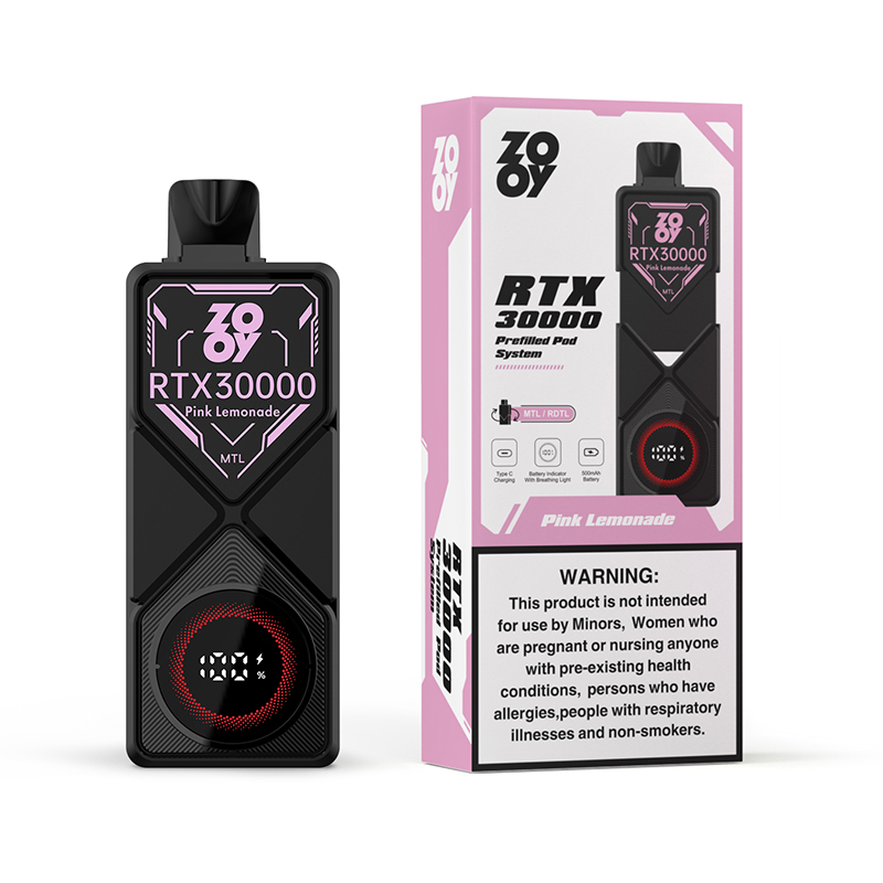 Wegwerp E Sigaret ZOOY RTX 30000 Puffs Vape