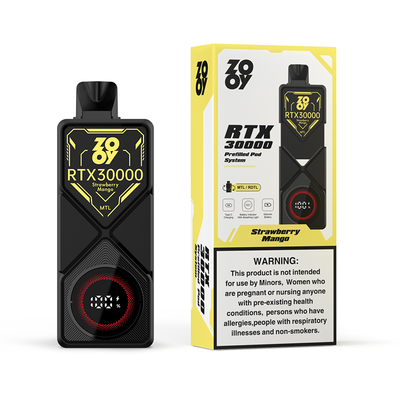 Wegwerp E Sigaret ZOOY RTX 30000 Puffs Vape