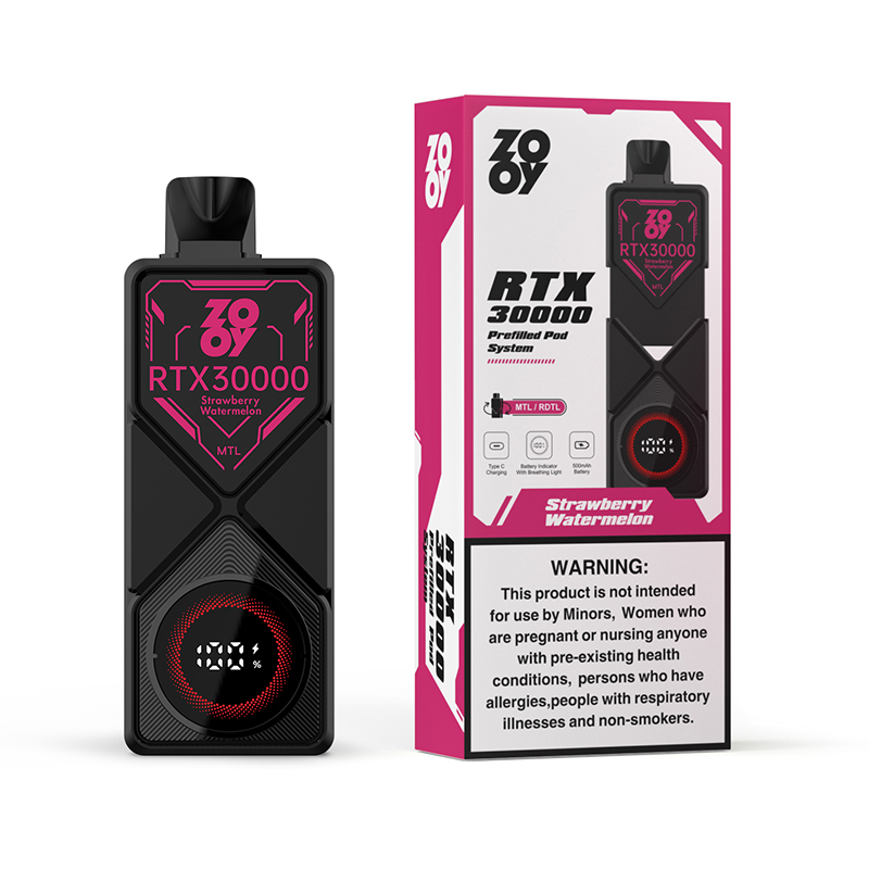 Wegwerp E Sigaret ZOOY RTX 30000 Puffs Vape