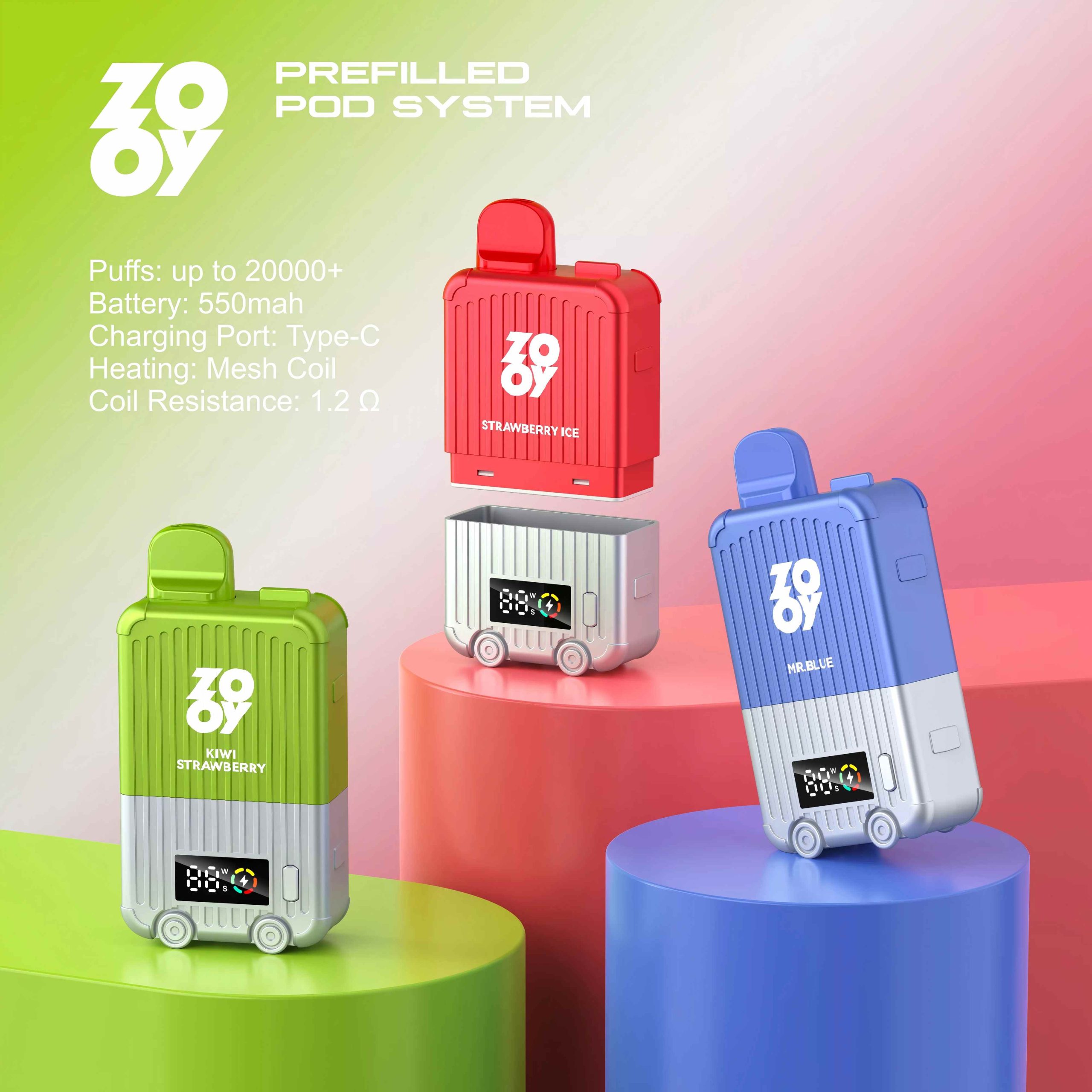Wegwerp E Sigaret ZOOY LugVapor 20000 Puffs Vape