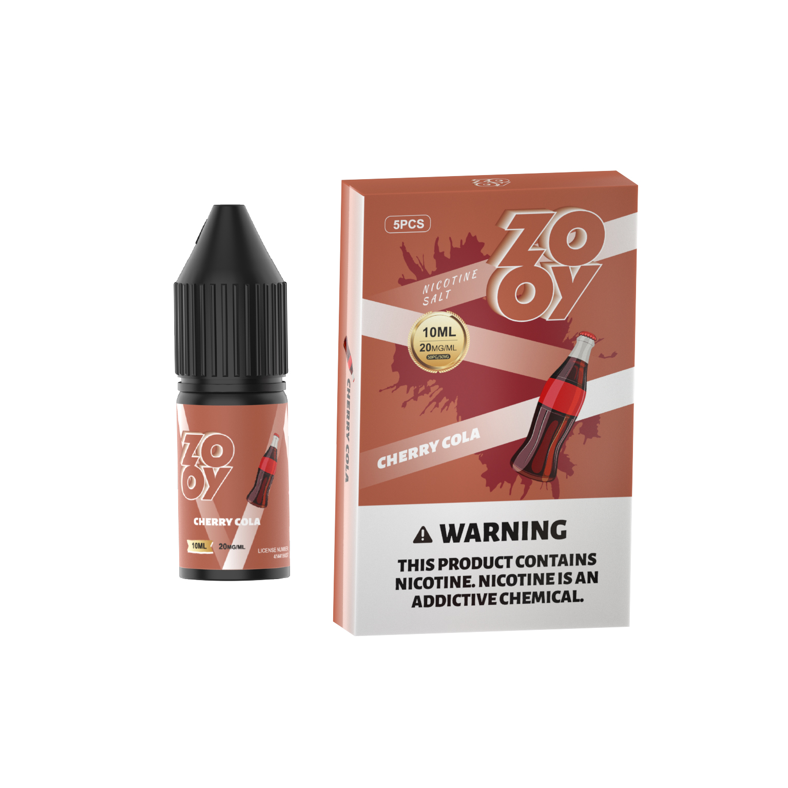 ZOOY E Sigaret E Liquid 10ML 20MG Nicotine