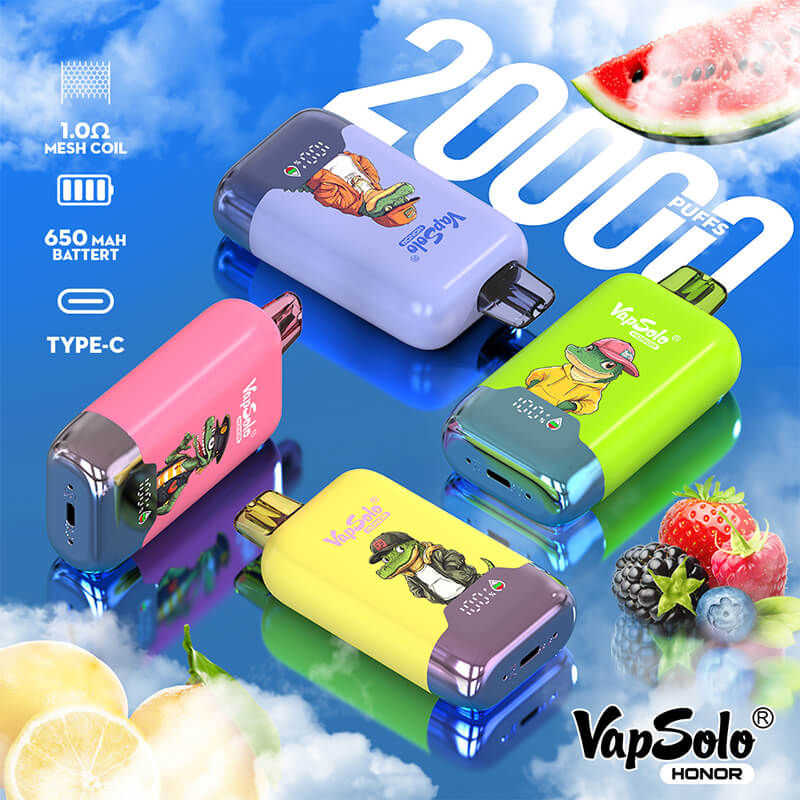 Wegwerp E Sigaret Vapsolo Honor 20000 Puffs Vape