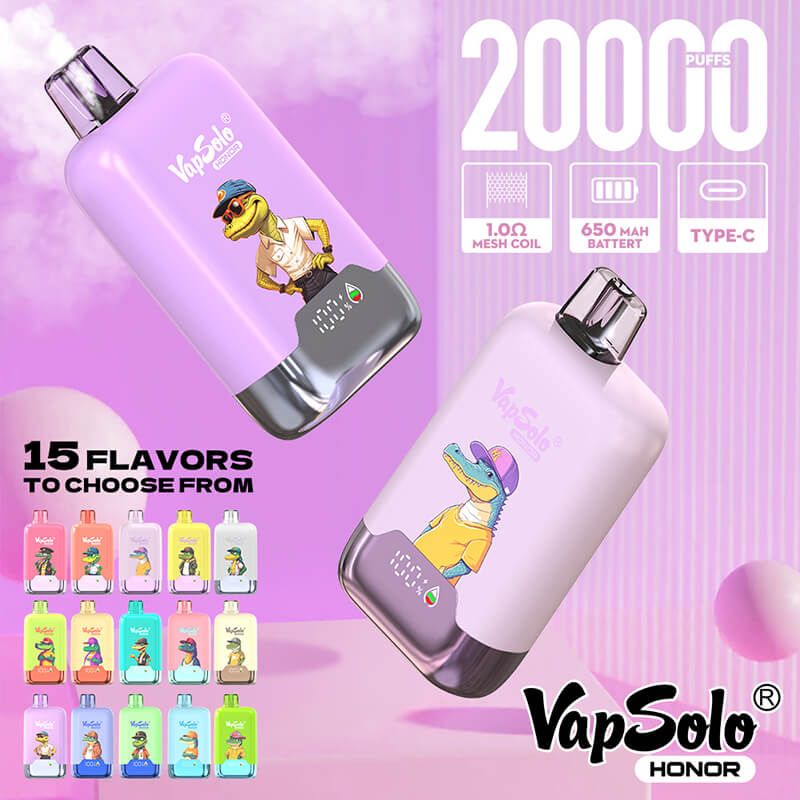 Wegwerp E Sigaret Vapsolo Honor 20000 Puffs Vape