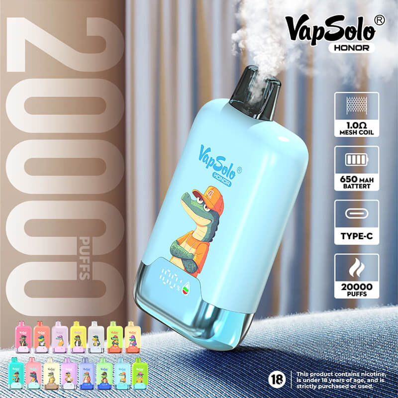 Wegwerp E Sigaret Vapsolo Honor 20000 Puffs Vape