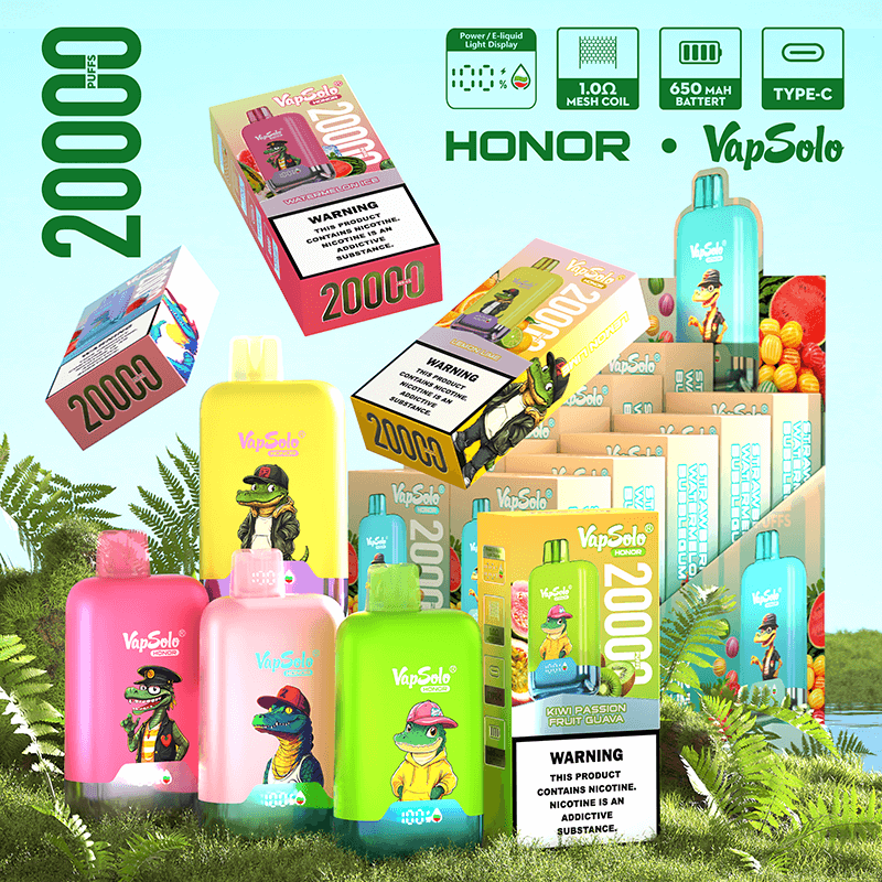 Wegwerp E Sigaret Vapsolo Honor 20000 Puffs Vape
