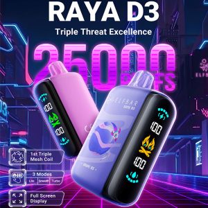 Wegwerp E Sigaret Elf Bar Raya D3 25000 Puffs Vape
