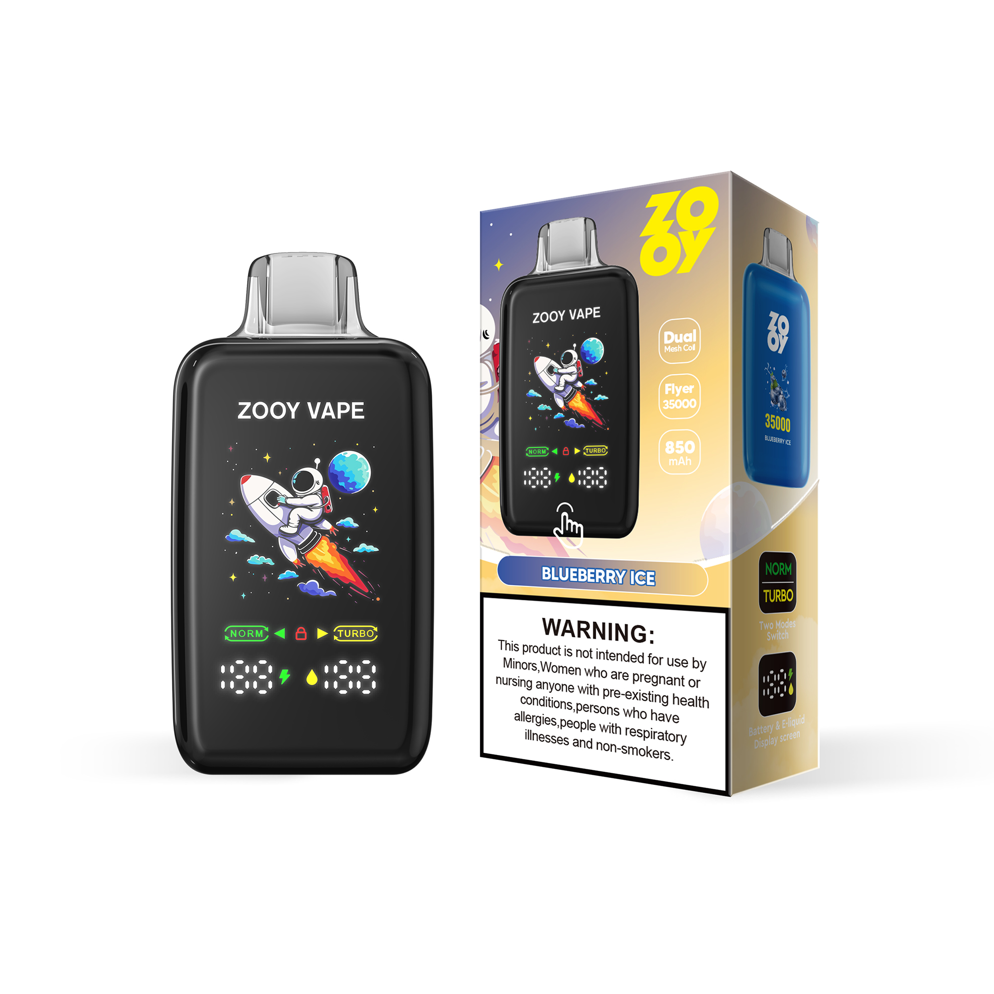 Wegwerp E Sigaret ZOOY Flyer 35000 Puffs Vape