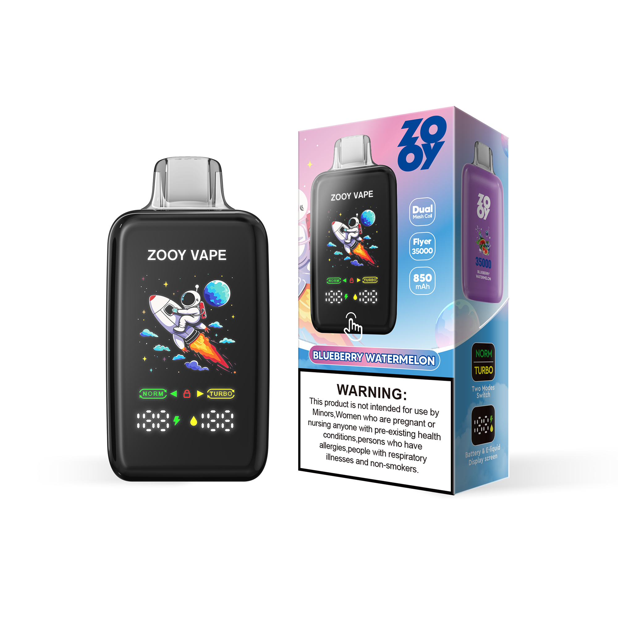 Wegwerp E Sigaret ZOOY Flyer 35000 Puffs Vape
