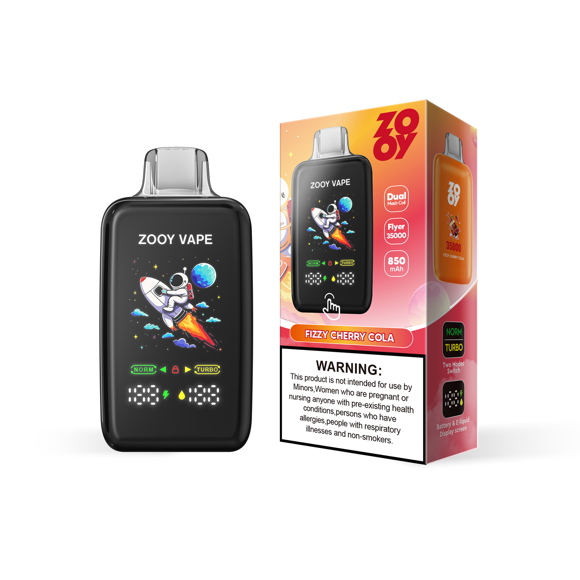 Wegwerp E Sigaret ZOOY Flyer 35000 Puffs Vape