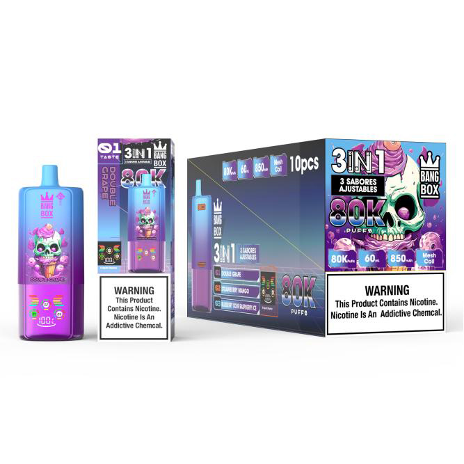 Wegwerp E Sigaret Bang Box 80000 Puffs 3 in 1 Vape