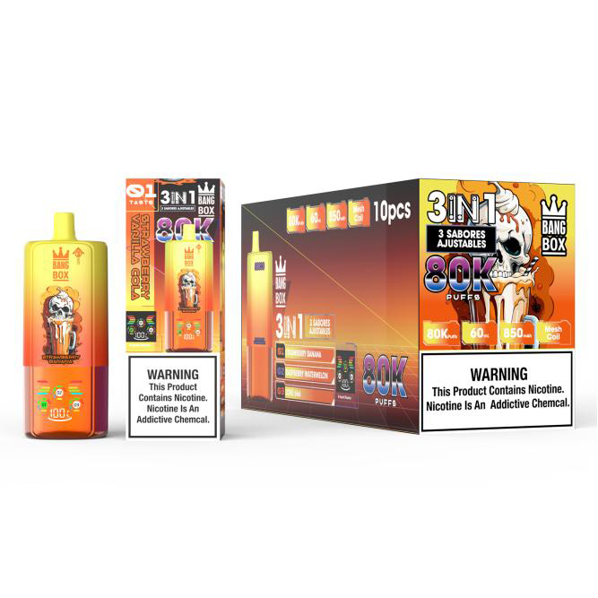 Wegwerp E Sigaret Bang Box 80000 Puffs 3 in 1 Vape