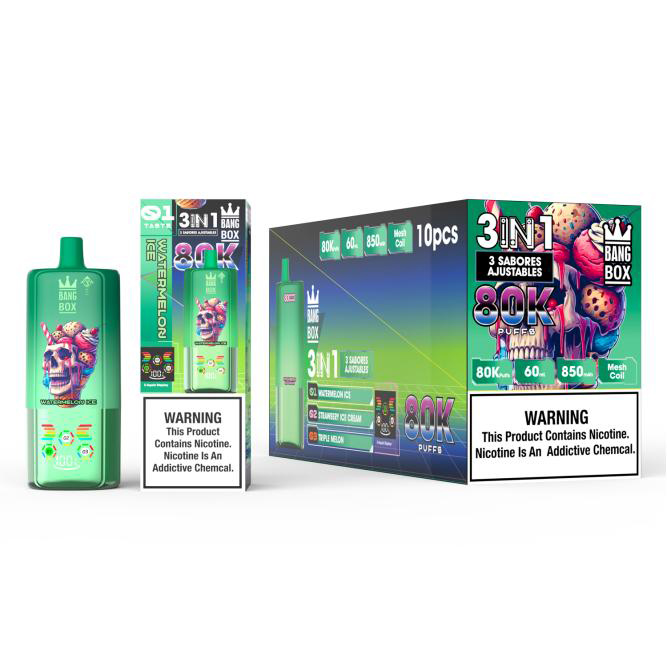 Wegwerp E Sigaret Bang Box 80000 Puffs 3 in 1 Vape