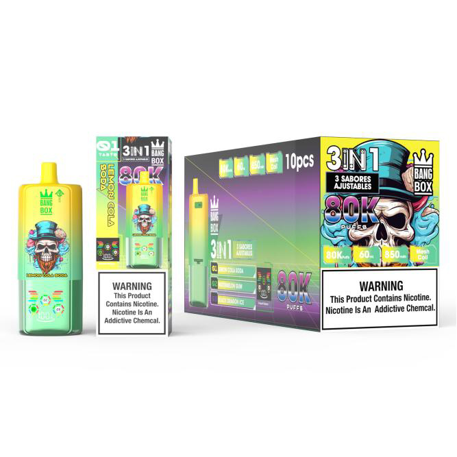 Wegwerp E Sigaret Bang Box 80000 Puffs 3 in 1 Vape