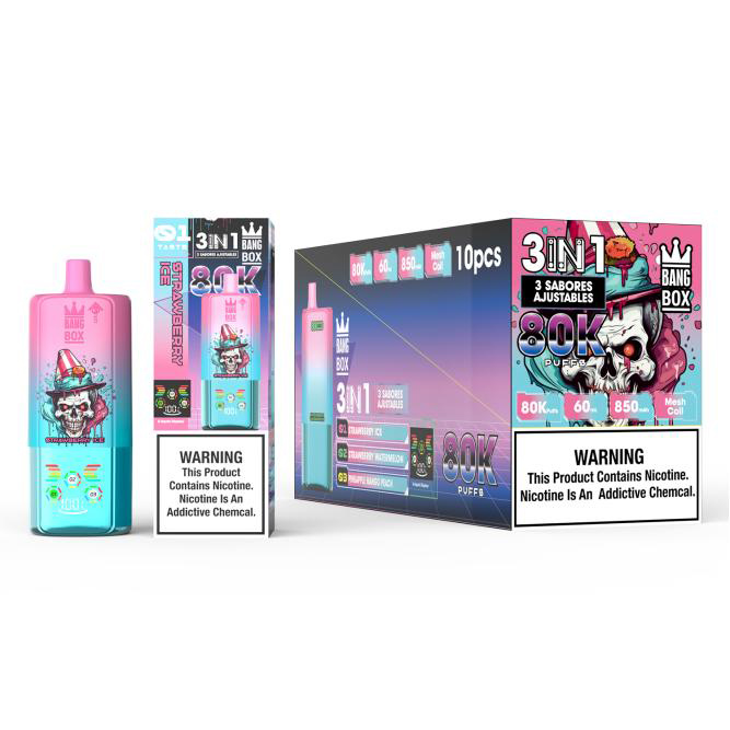 Wegwerp E Sigaret Bang Box 80000 Puffs 3 in 1 Vape