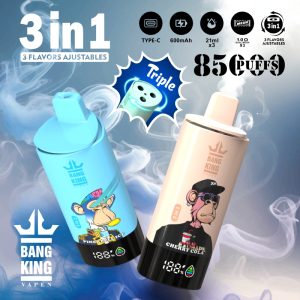 Wegwerp E Sigaret Bang King Triple 85000 Puffs 3 in 1 Vape