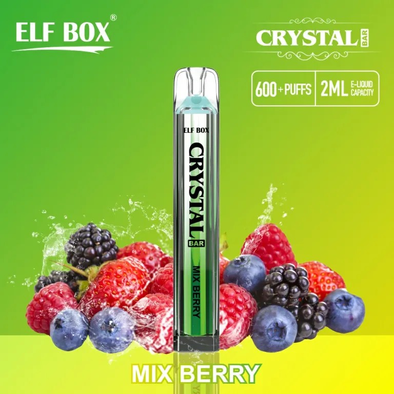 Wegwerp E Sigaret Elf Box Crystal Bar 600 Puffs Vape