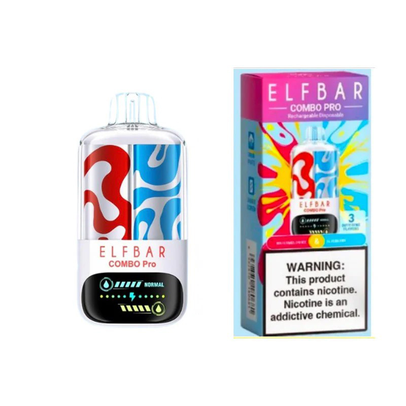 Wegwerp E Sigaret ElfBar Combo Pro 30000 Puffs Vape Dubbele Smaak