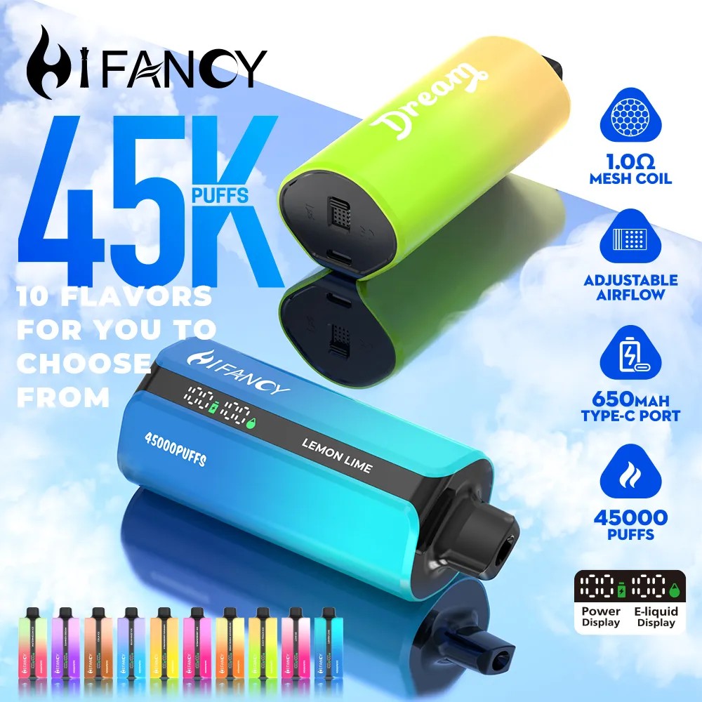 Wegwerp E Sigaret HiFancy Dream 45000 Puffs Vape