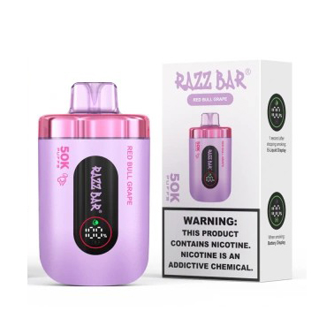 Wegwerp E Sigaret Razz Bar 50000 Puffs Vape