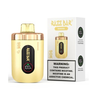 Wegwerp E Sigaret Razz Bar 50000 Puffs Vape