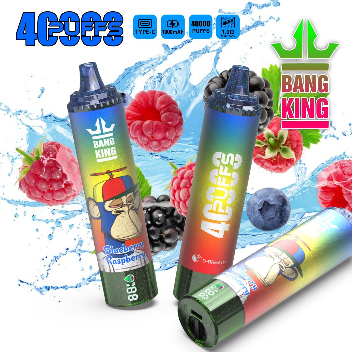 Wegwerp E Sigaret Bang King 40000 Puffs Vape