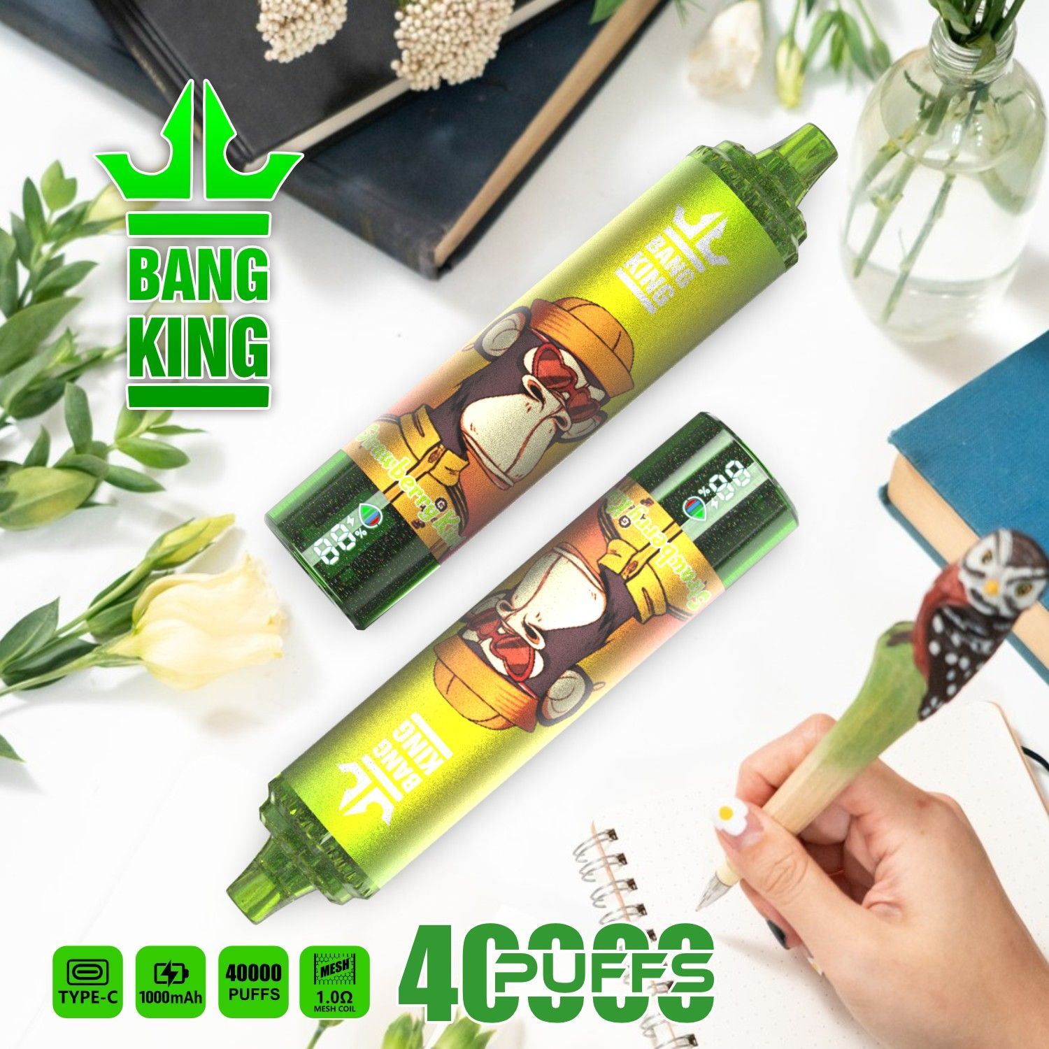 Wegwerp E Sigaret Bang King 40000 Puffs Vape