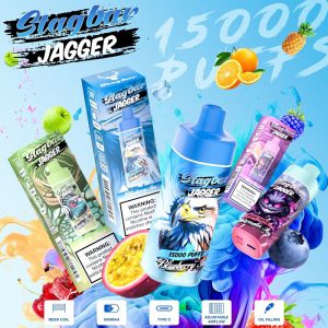 Wegwerp E Sigaret Stag Bar Jagger 15000 Puffs Vape