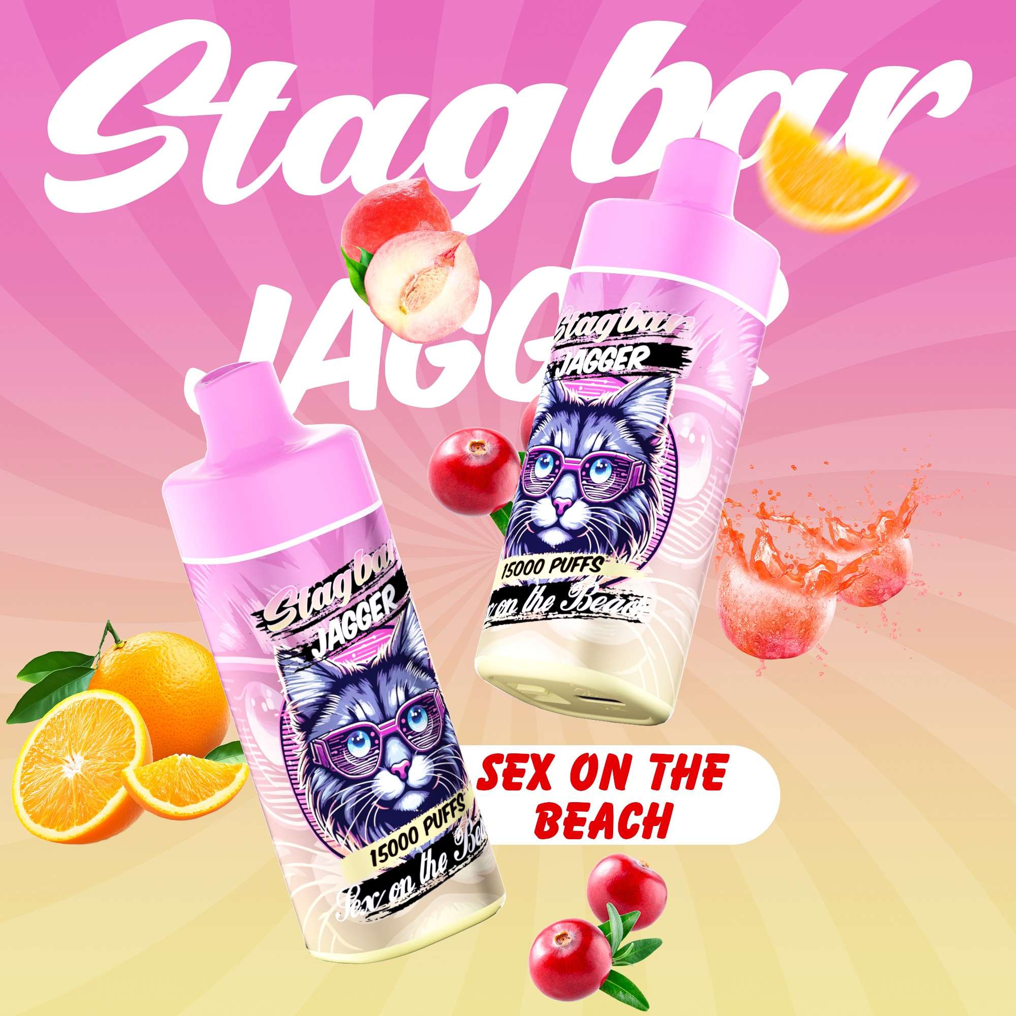 Wegwerp E Sigaret Stag Bar Jagger 15000 Puffs Vape