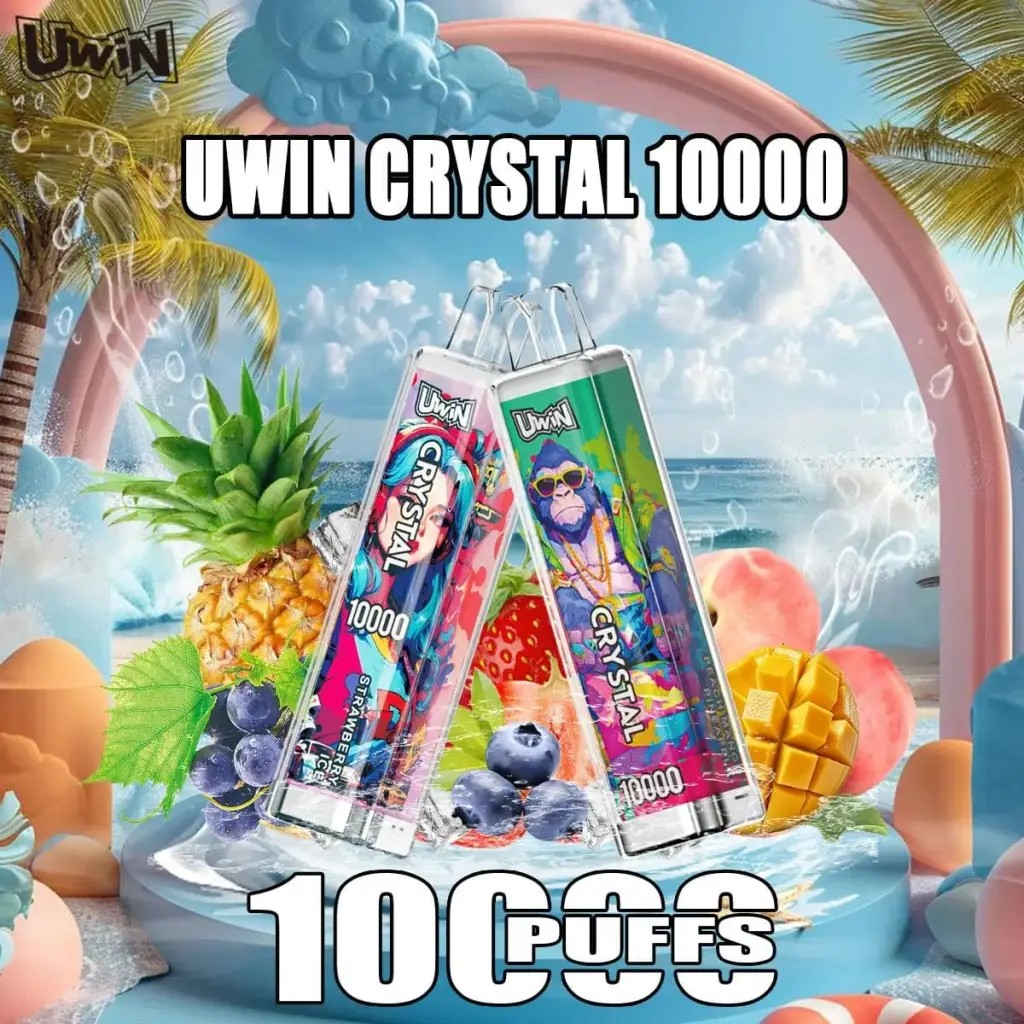 Wegwerp E Sigaret Uwin Crystal 10000 Puffs Vape