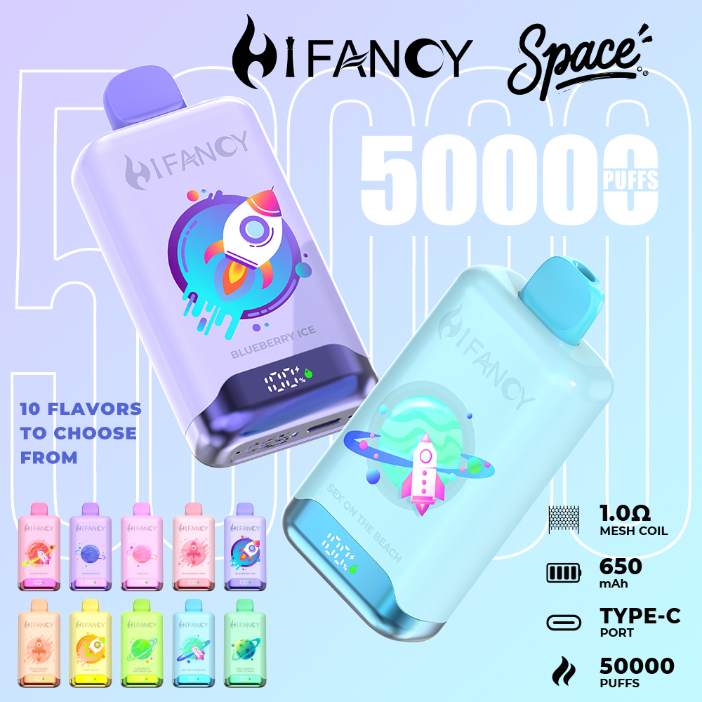 Wegwerp E Sigaret Hifancy Space 50000 Puffs Vape