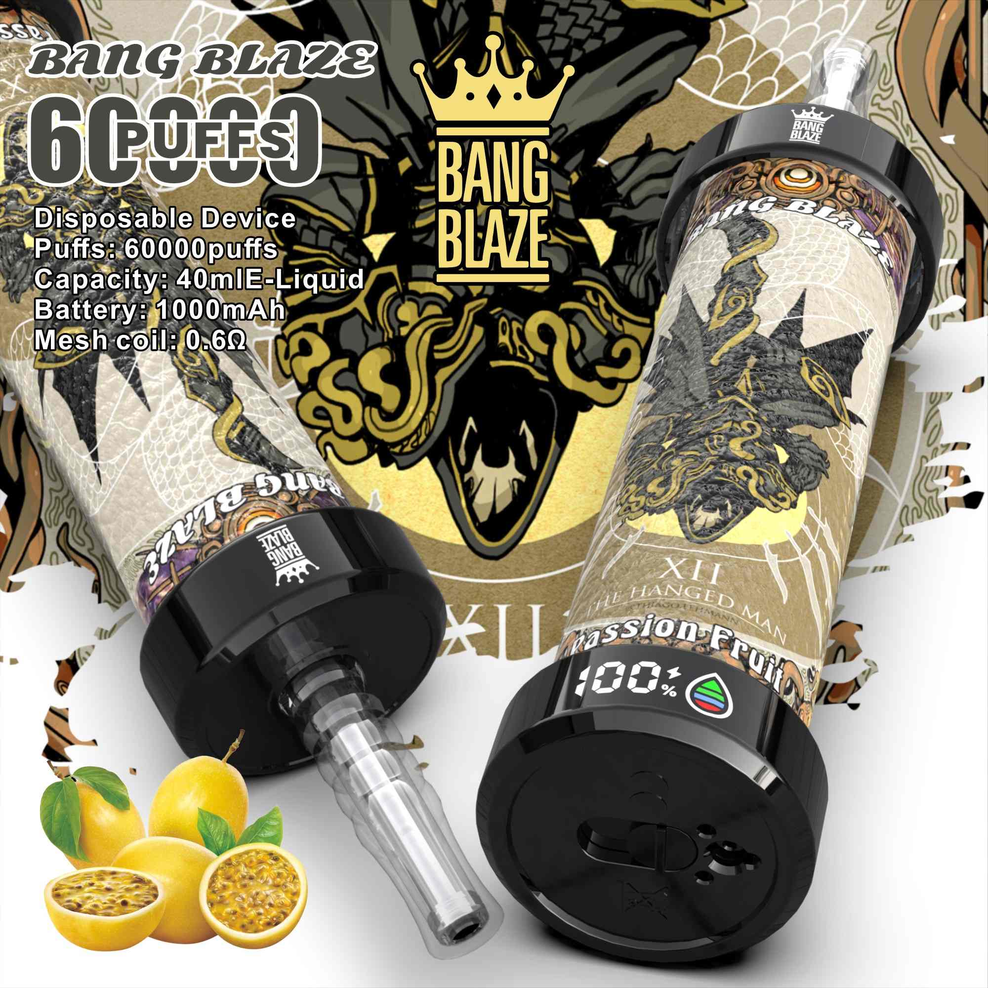 Wegwerp E Sigaret Bang Blaze Shisha 60000 Puffs Vape