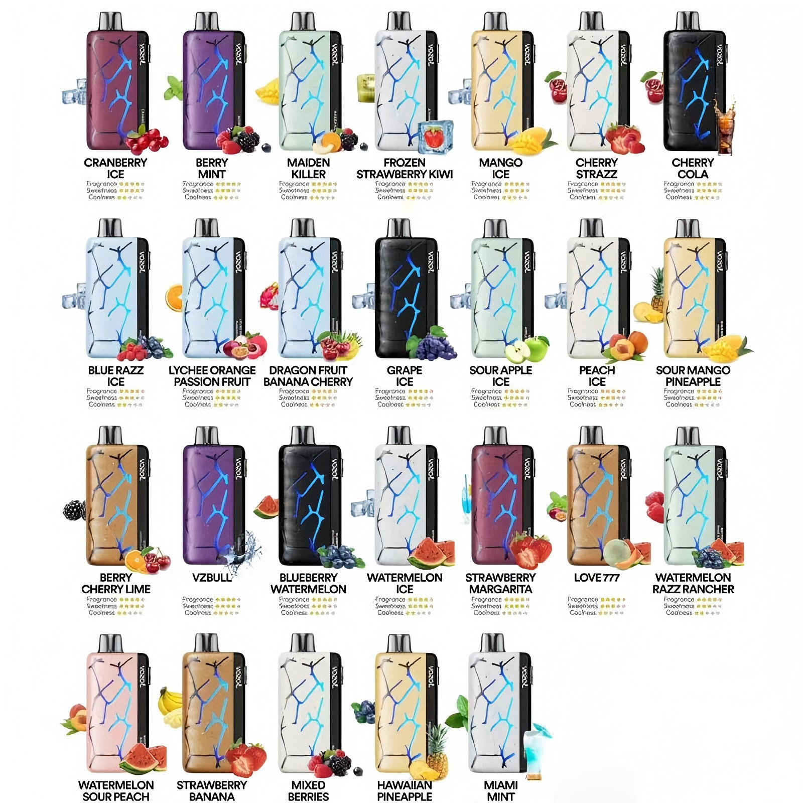 Wegwerp E Sigaret Vozol Neon 45000 Puffs Vape