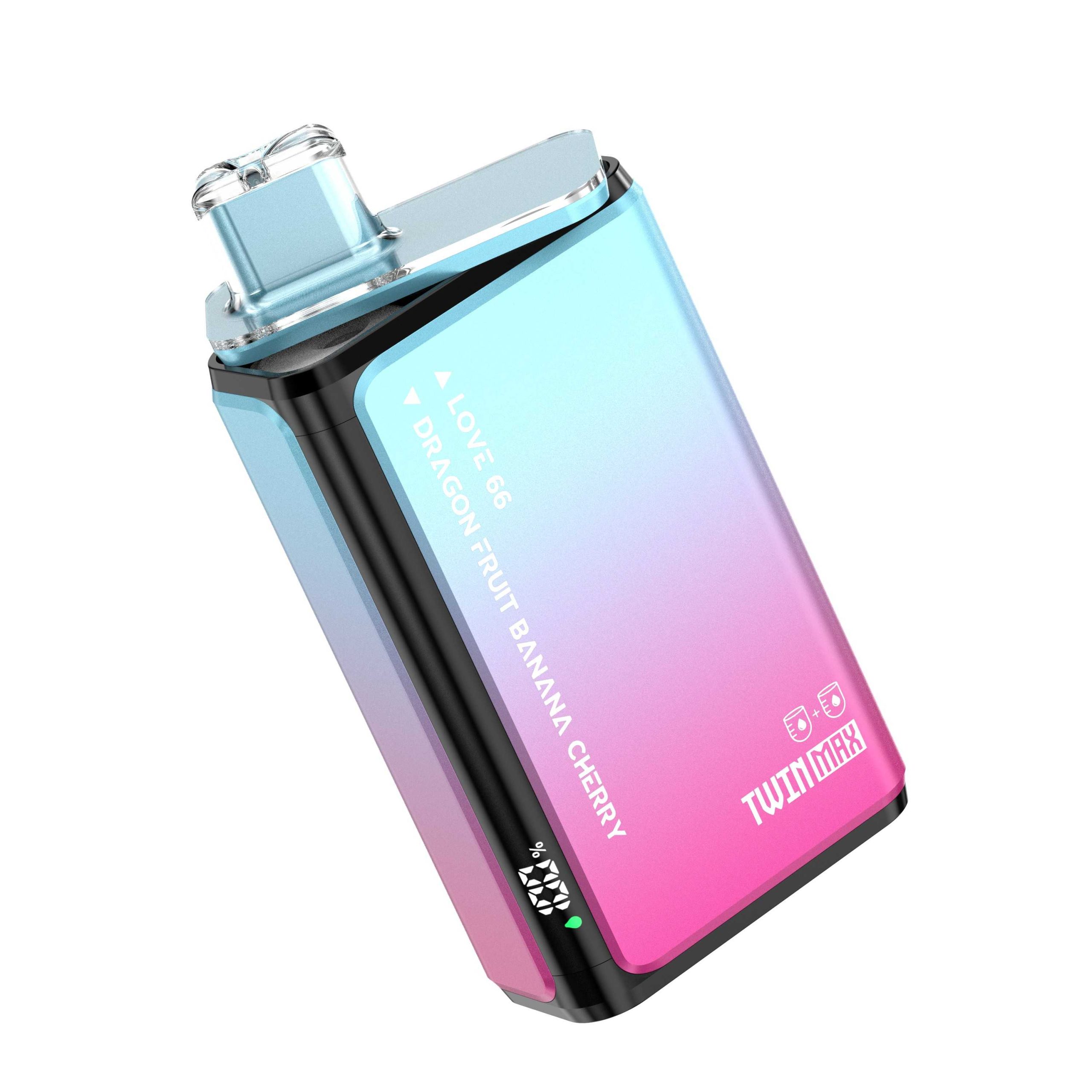 Wegwerp E Sigaret Hifancy Twin Max 60000 Puffs Vape Dubbele Smaak