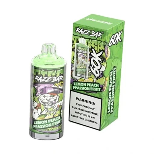 Wegwerp E Sigaret Razz Bar 60000 Puffs Vape