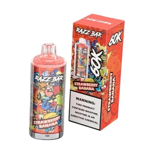 Wegwerp E Sigaret Razz Bar 60000 Puffs Vape