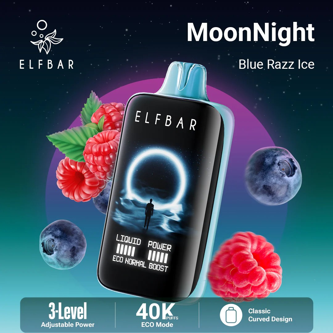 Wegwerp E Sigaret Elf Bar MoonNight 40000 Puffs Vape